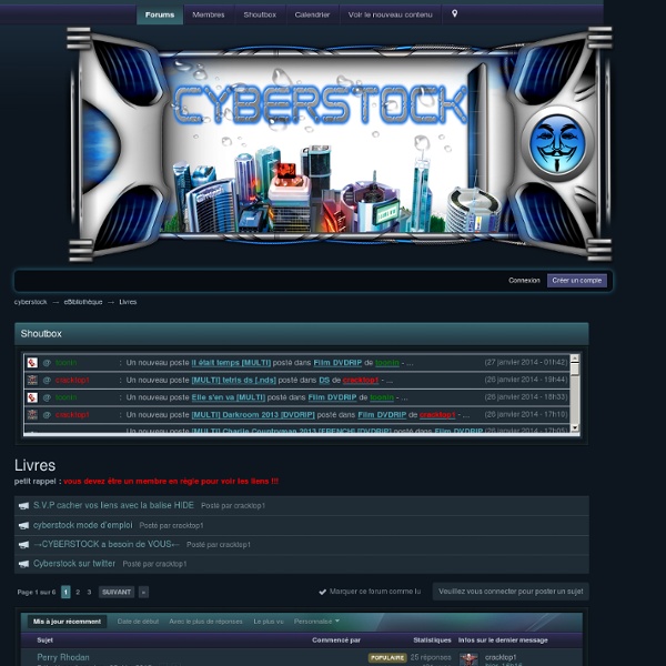 Livres - cyberstock