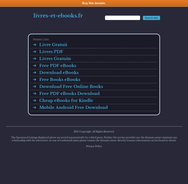 Ebooks gratuits & Livres éléctroniques : la plus grande bibliothèque électronique