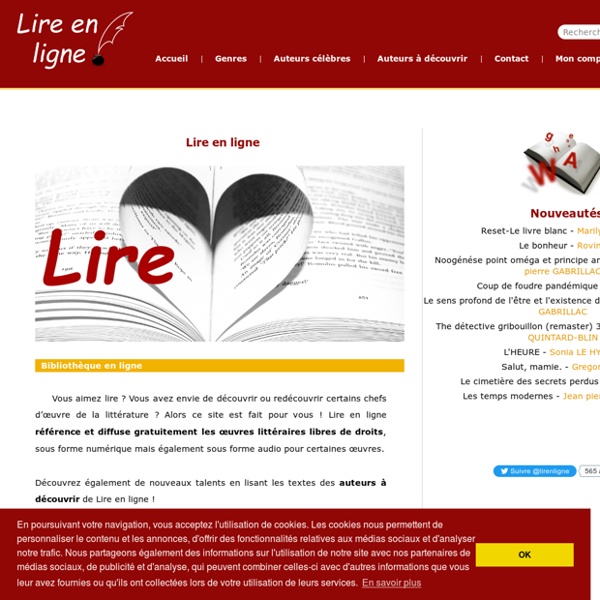 Lire en ligne - Livres sur internet gratuits (free ebooks online)