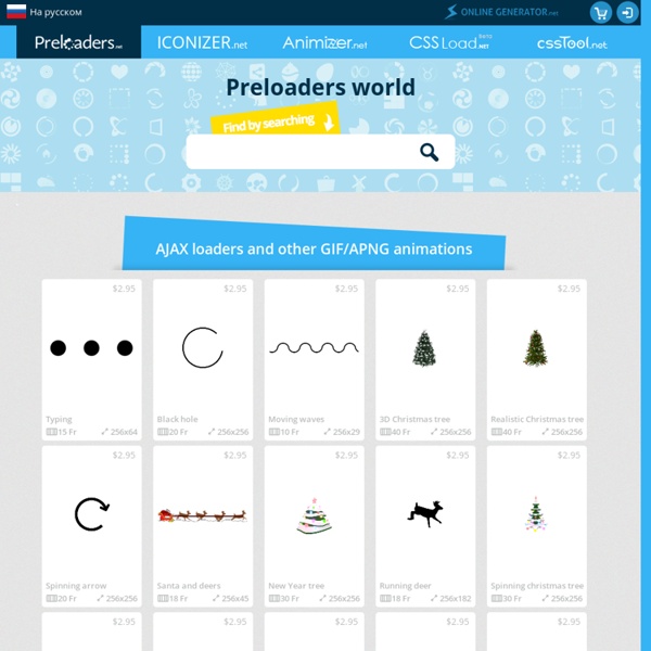 Preloaders.net - Loading GIF & APNG (AJAX loaders) generator