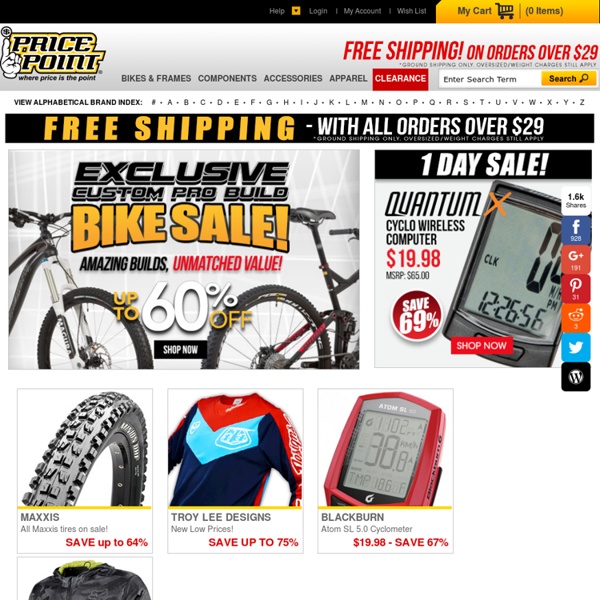 Price Point - Discounts on Mountain Bike and Road Bike Parts, Accessories and Cycling Clothing