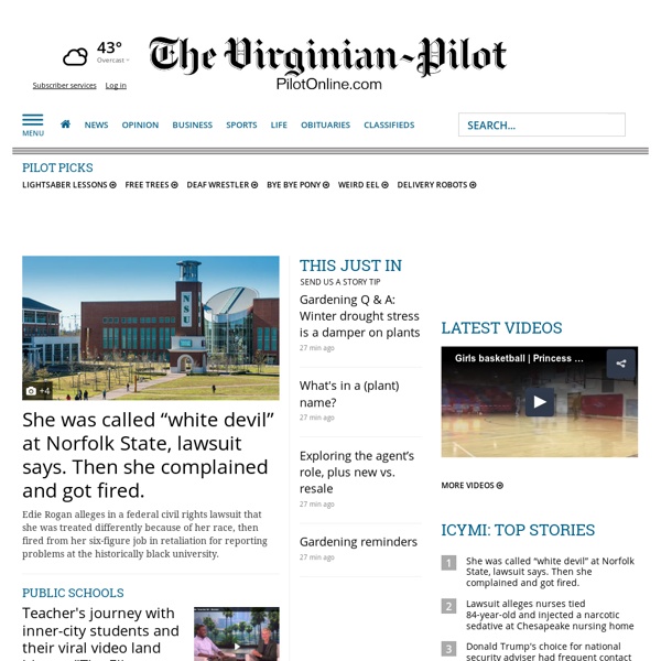 PilotOnline.com: News for Hampton Roads, Va., from The Virginian-Pilot