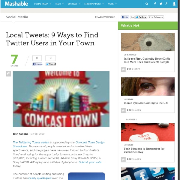 Local Tweets: 9 Ways to Find Twitter Users in Your Town