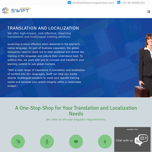E-learning Content Localization, Translation and Voiceover Services