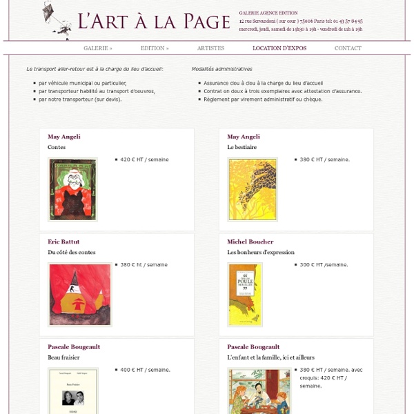 L'Art à la page