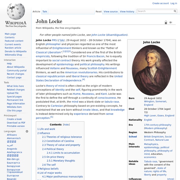 John Locke - 1632 Royal Soc Mason, Enlightenment, U.S. & French Revolutions, Constitutions
