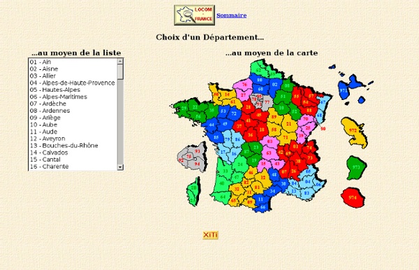 Communes par département (LOCOM)