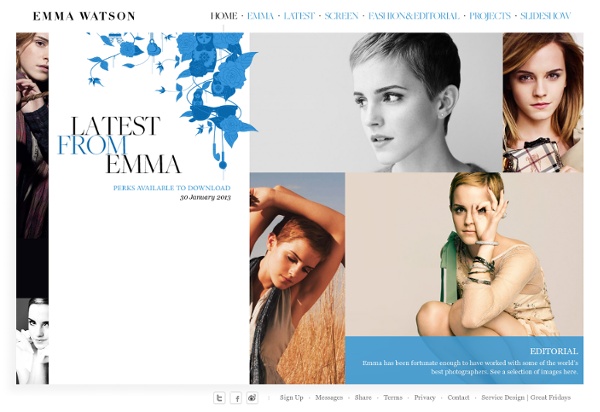 Emma Watson The Official Website