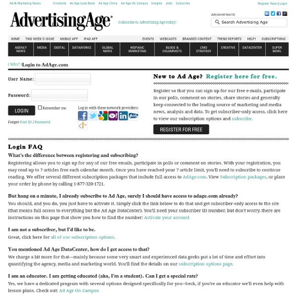 Login - Advertising Age