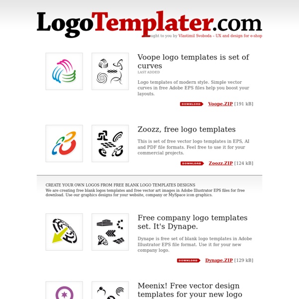 LogoTemplater.com - We create free blank logos templates designs