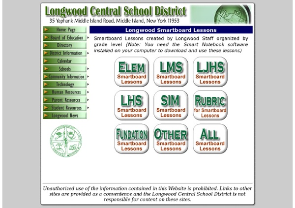 Longwood Smartboard Lessons