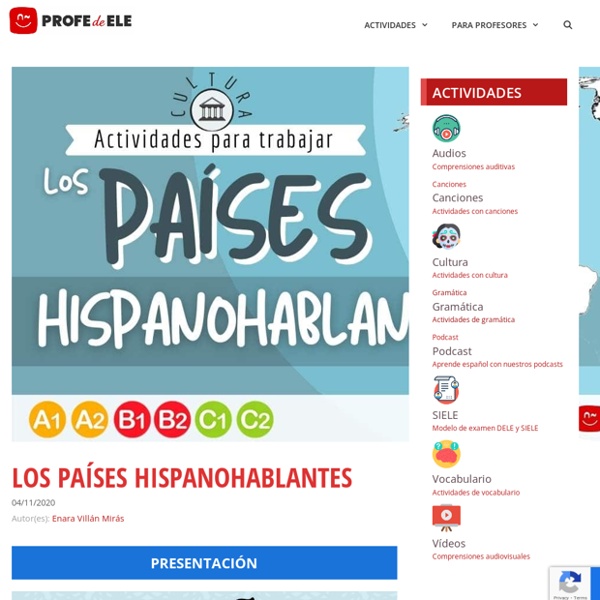 Los países hispanohablantes » ProfeDeELE.es