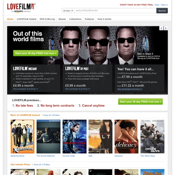 Watch Movies Online - DVD Rental - Video Game Rentals