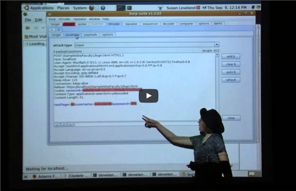 How to Hack a Web Site - Dr. Susan Loveland - Lunchtime Talks in Science and Mathematics