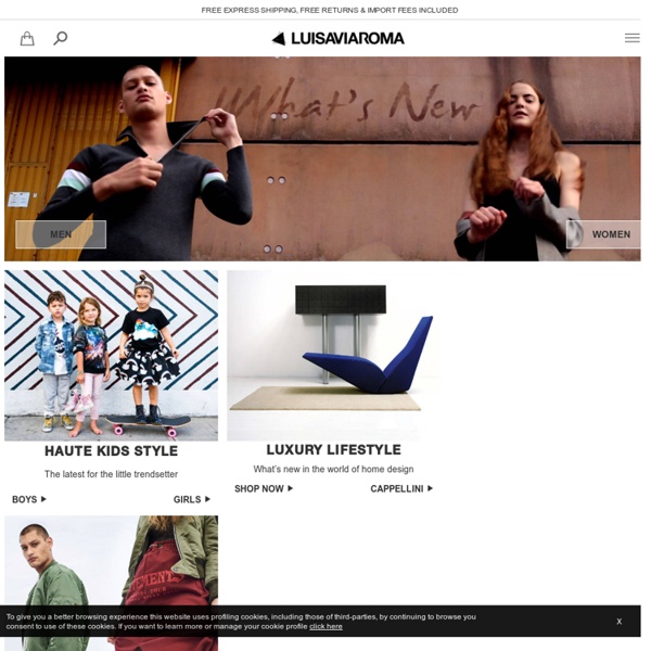 LUISAVIAROMA - LUXURY SHOPPING WORLDWIDE SHIPPING - FLORENCE