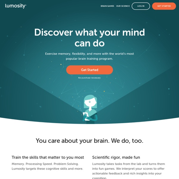 Brain Games & Brain Training - Lumosity