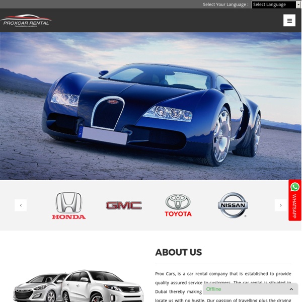 Car Rental Dubai - proxcars.com