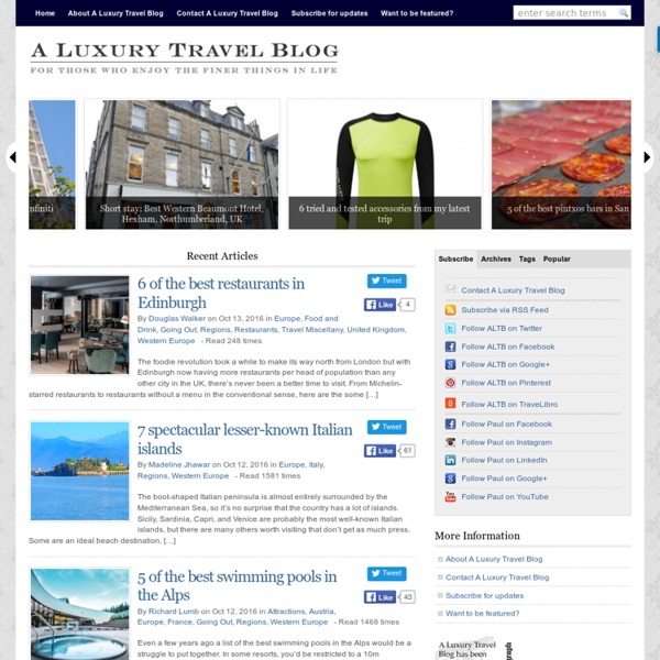 Great travel blog