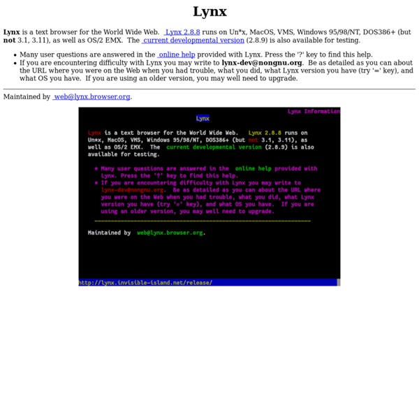 Lynx Information
