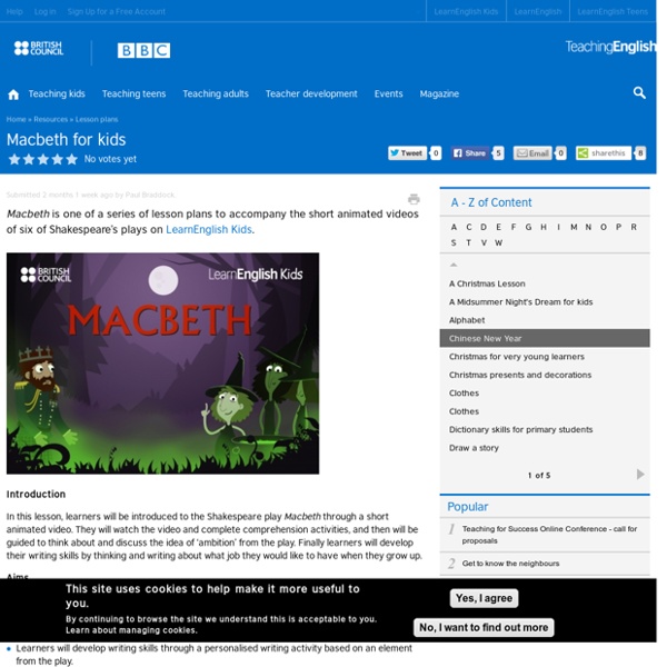 Macbeth for kids