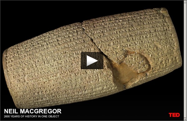 Neil MacGregor: 2600 years of history in one object