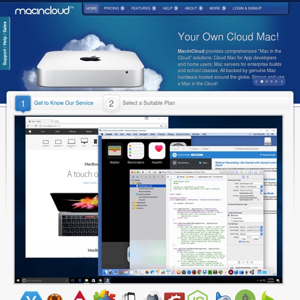 MacinCloud - Rent a Mac in the Cloud! - Mac in Cloud