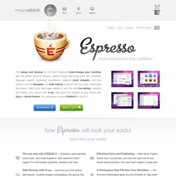 Espresso - The Web Editor