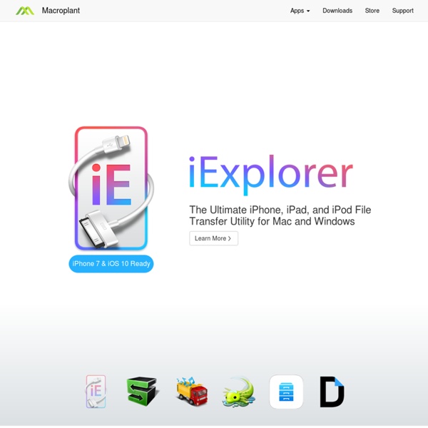 Macroplant - iPod, iPad, iPhone Transfer & Conversion Software