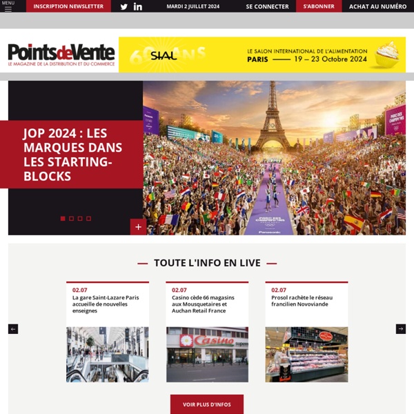 Points de Vente.fr Le magazine de la distribution et du commerce
