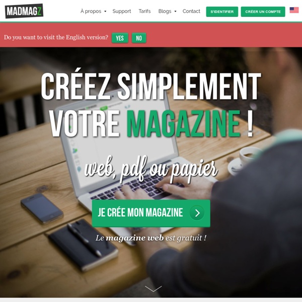 Madmagz : Créer un magazine gratuitement