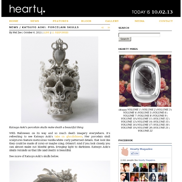 Katsuyo Aoki: Porcelain skulls - StumbleUpon