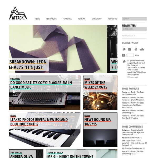 Attack Magazine - Dance music production and culture