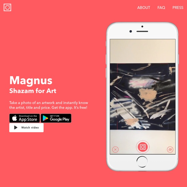 Magnus - Shazam for Art - Art App