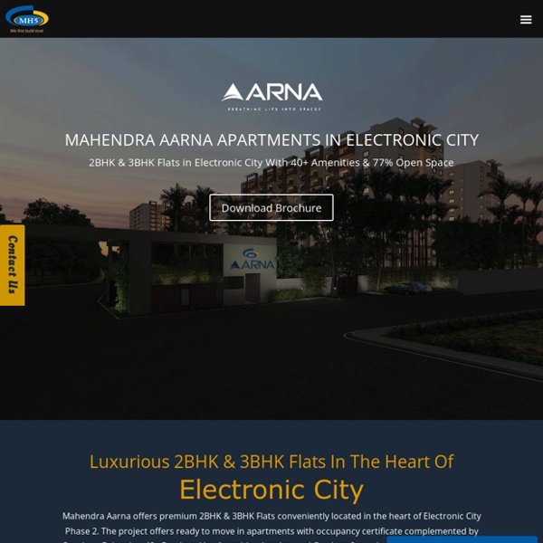 Apartments in Electronic City