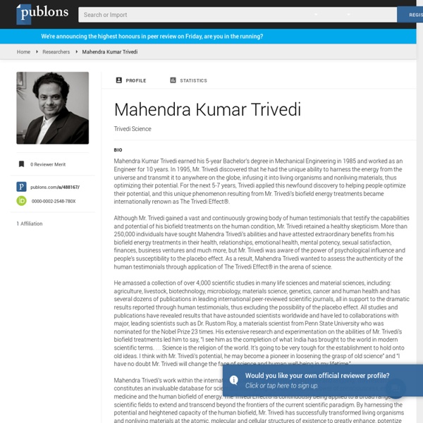 Mahendra Kumar Trivedi