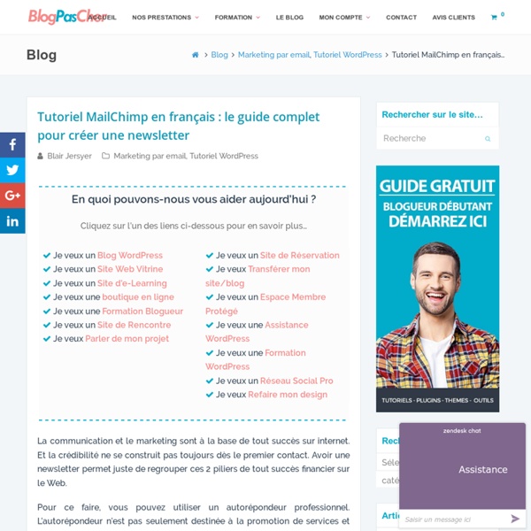 Tuto MailChimp en français : le guide pour créer une newsletter