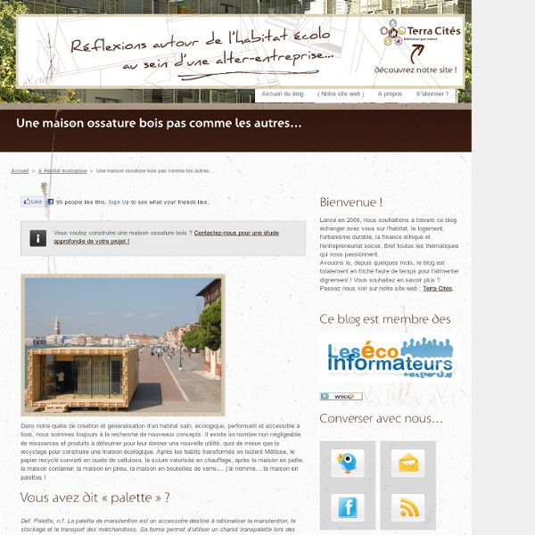 Terra cites : Une maison ossature bois