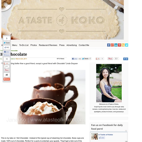 A Taste of Koko: Hot chocolate