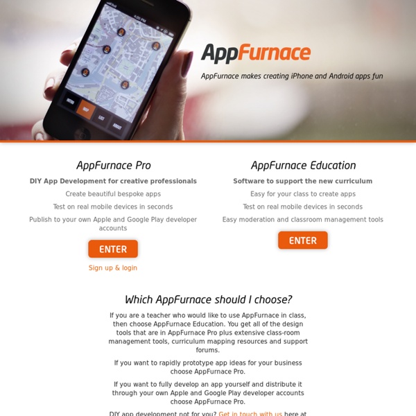 Make Your Own Apps with AppFurnace
