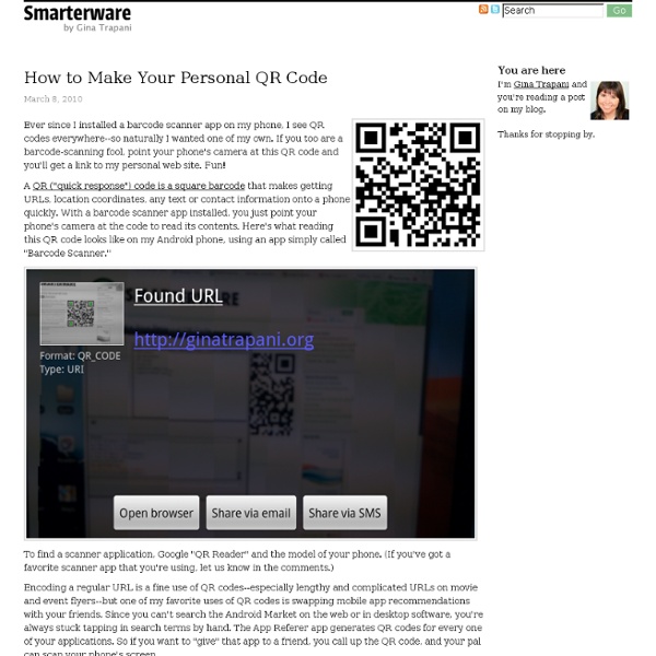 How to Make Your Personal QR Code