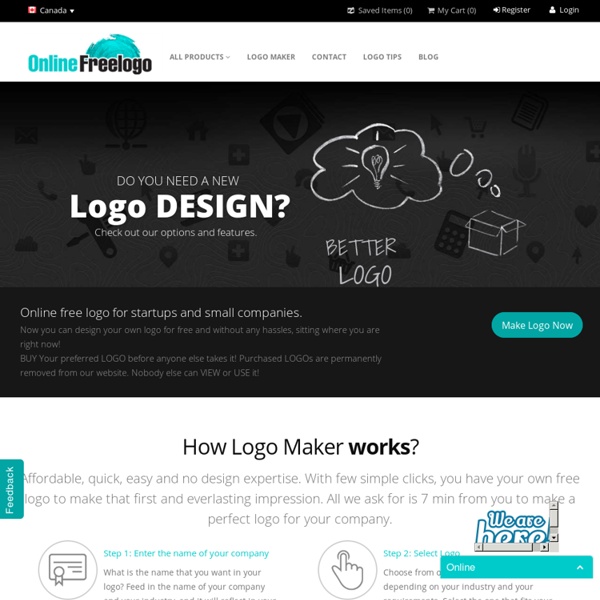 Online free logo maker, free logo design with logo generator