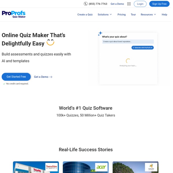 Online Quiz Maker - Quiz Software to Make Free Quizzes