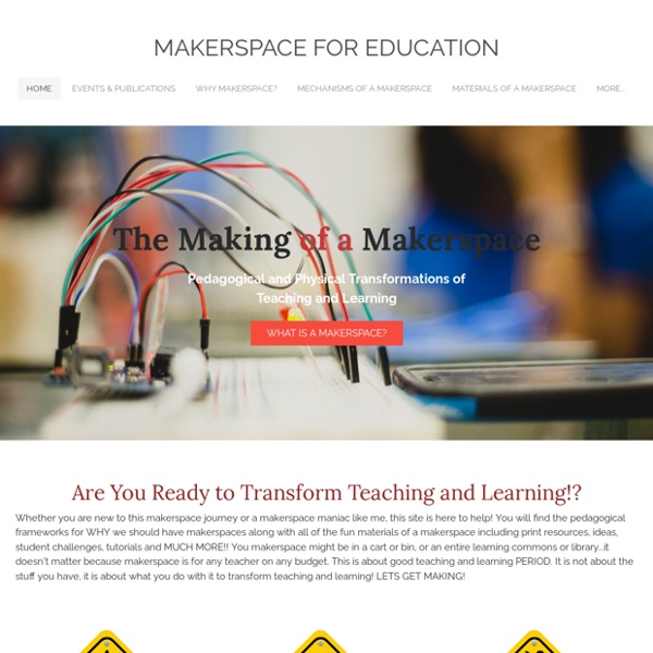 Makerspace for Education - Home