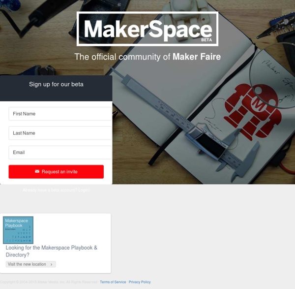 MakerSpace: The Online Community for Makers.