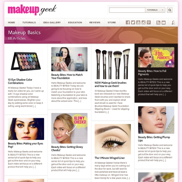 Makeup 101- Basic Makeup Techniques