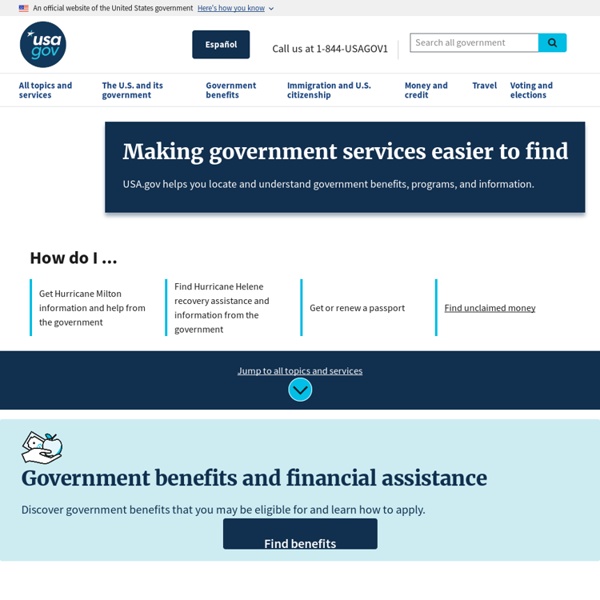 Search.USA.gov: The U.S. Government's Official Search Engine