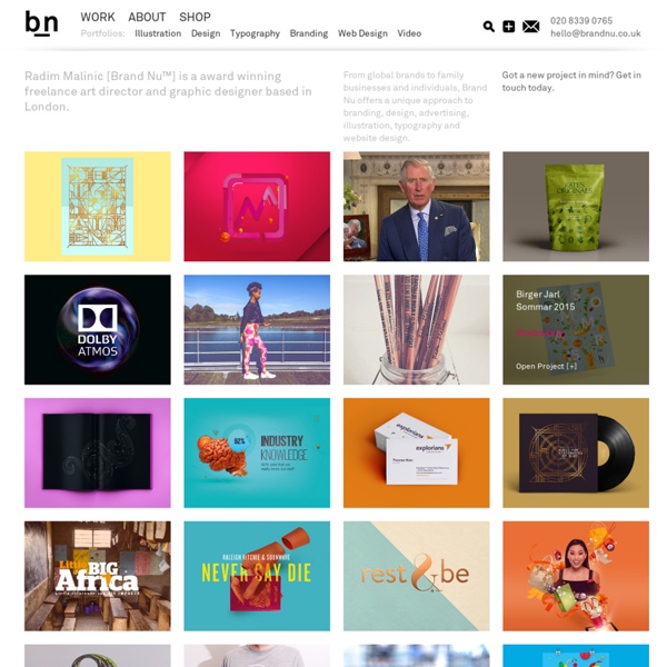 Brand Nu - Art Direction, Illustration, Graphic Design, Typography and more