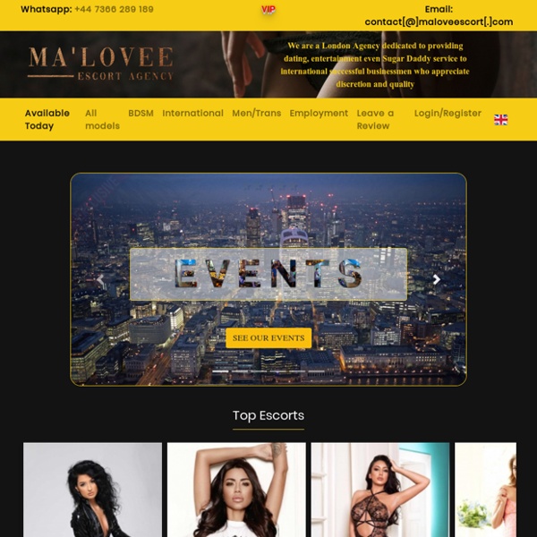 MaLovee Escort Agency, Luxury Central LONDON ESCORTS
