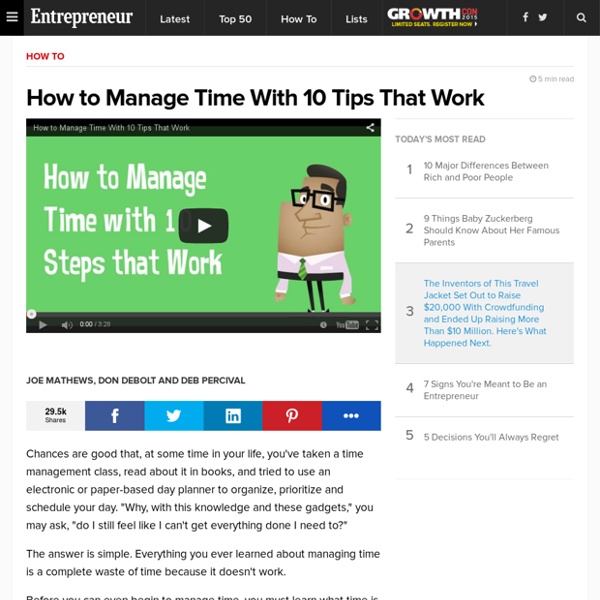 10 Time Management Tips That Work