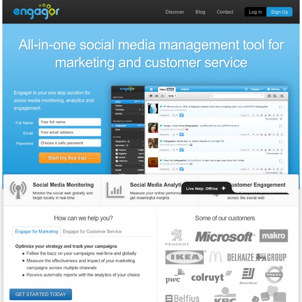 Social Media Management, Analytics and Engagement
